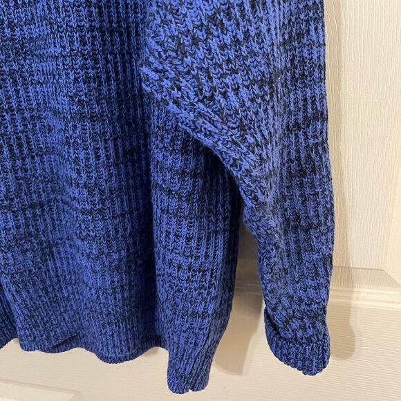 Saturdays Vintage Blue Chunky Knit Sweater - Picture 2 of 6